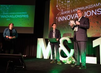 Robot vant landbrukets Innovasjonspris