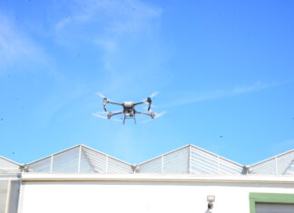 Skyggelegger med drone